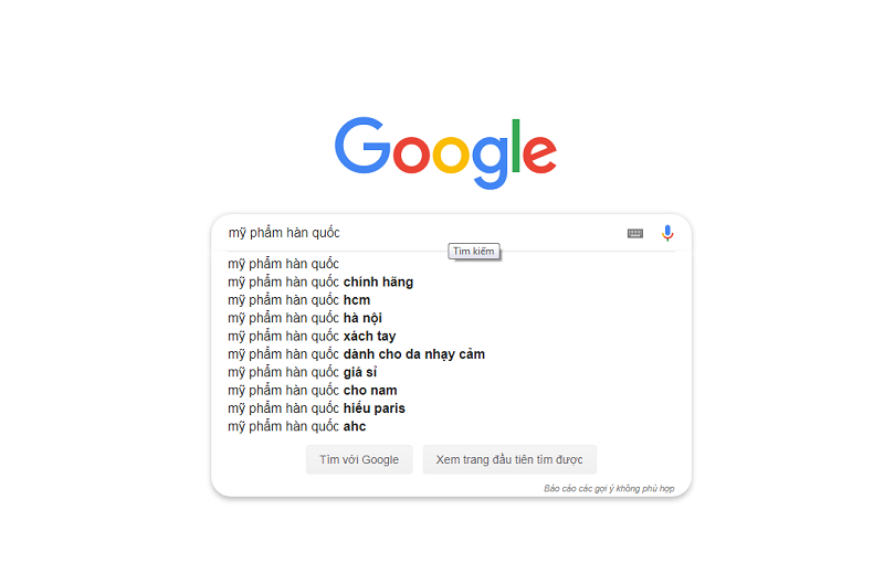 Hướng dẫn sử dụnHướng dẫn sử dụng Google Suggest g Google Suggest