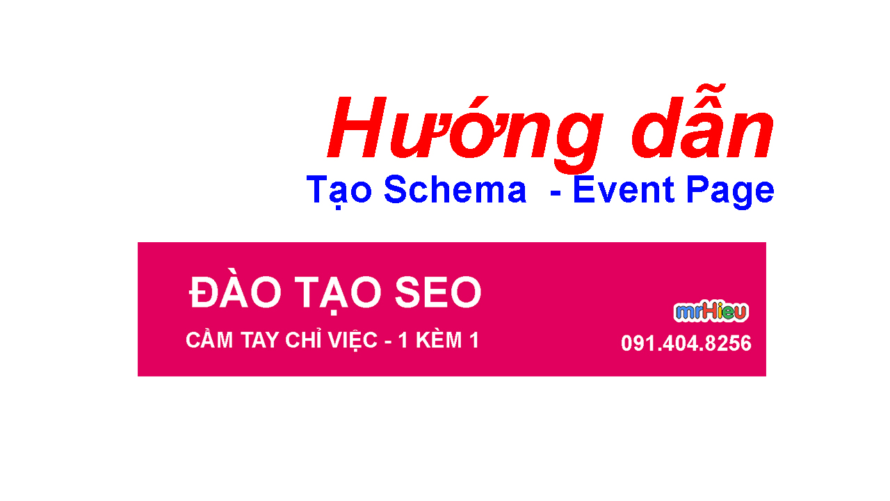Hướng dẫn tạo Event Page